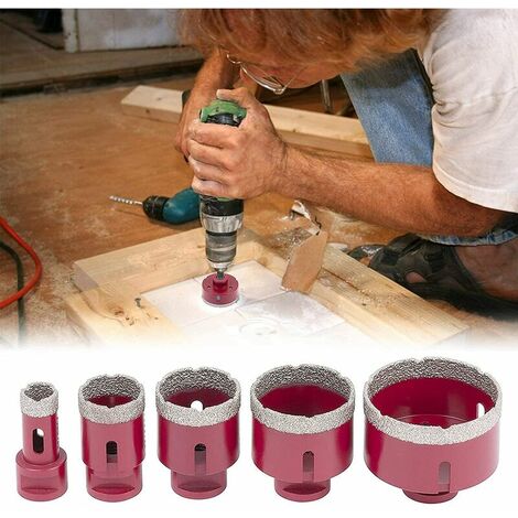 40mm Diamond Drill Bits Drilling Bits with M14 Thread for Dry Drilling in Porcelain Tile Granite Marble