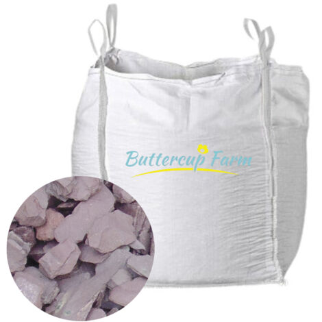 40mm Plum Slate - Premium Aggregate Bulk Bag - 850 Kilos