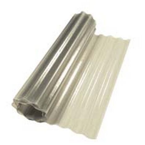 40MQ LAMINATO PLASTICO ONDULATO NEUTRO cm200h. x mt20 peso Kilogrammi1 mq.