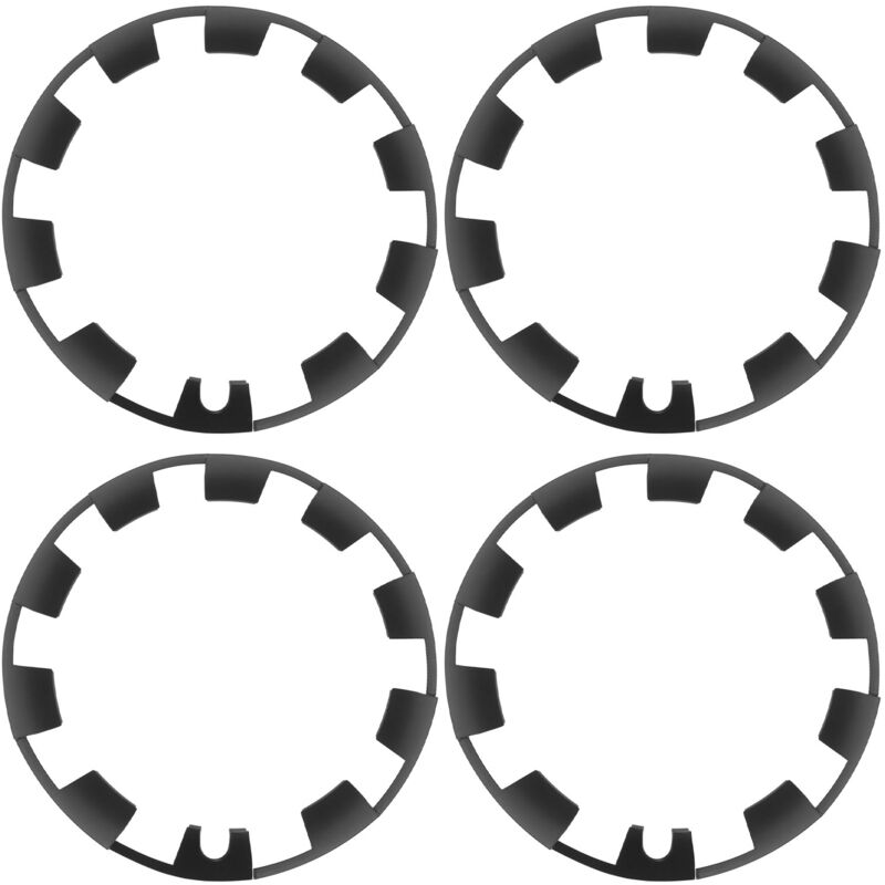 40PCS 20in Patch d'enjoliveurs de moyeu noir mat Décalcomanies d'enjoliveurs de moyeu anti-rayures Remplacement pour Tesla Model y 2021 à 2023