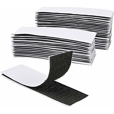 20 Pairs Scratch Round Sticker, 6cm Double Sided Velcro Tape Extra Strong  Self Adhesive Backing Pads Adhesive (black + White)