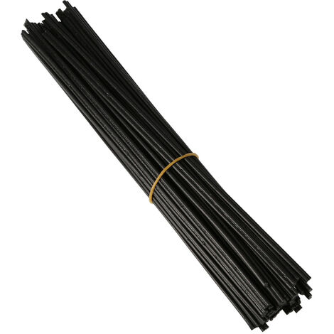 40 pieces tiges de soudage en plastique tiges de soudage PP pour pistolet de soudage en plastique/pistolet a air chaud