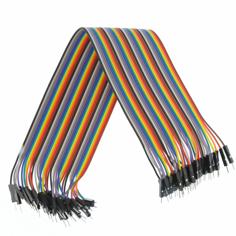 

40pcs macho macho cable Du Pont Jumper Cable 30cm para Arduino Breadboard[Proyectos Arduino]