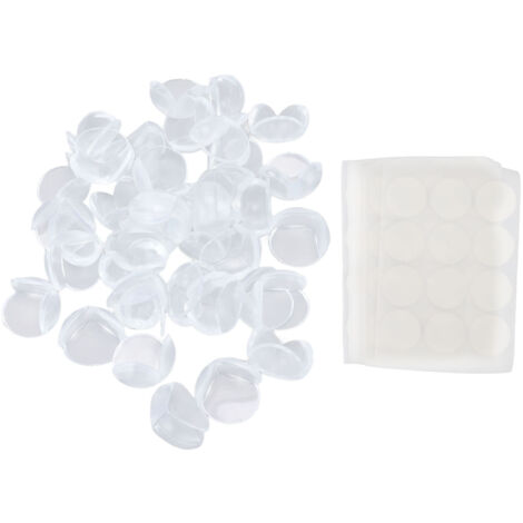 40Pcs Table Corner Guard Transparent Plastic Collision Prevention Corner Protector for Baby Children
