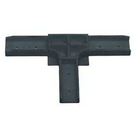40PZ TEE PLASTICA PER PROFILO ZANZARIERA LINEA B - NERO