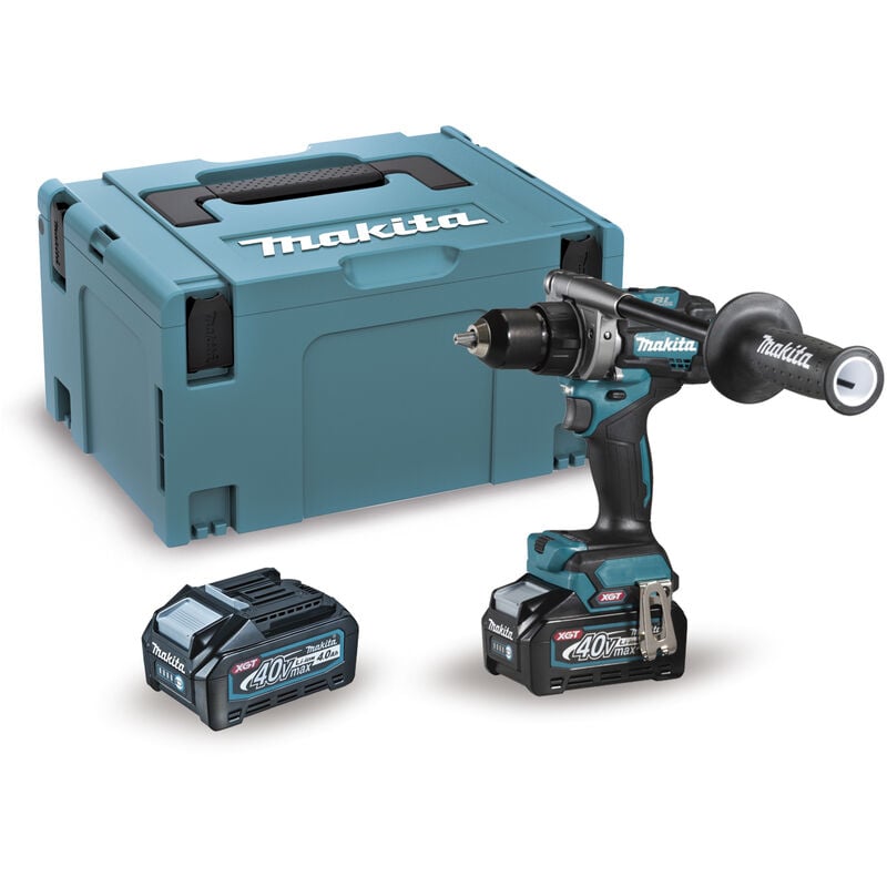 Image of DF001GM201 Bohrschrauber bl 40Vmax xgt 140 Nm (2 Batterien und Ladegerät) - Makita