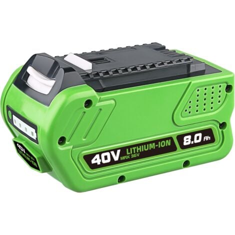 40Volt 8.0Ah Akku Für kompatibel mit Greenworks 40V Akku G-MAX 29462 29472 29252
