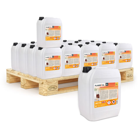 40x 10 L FLAMBIOL® Bioethanol 96,6% Premium für Ethanolkamin