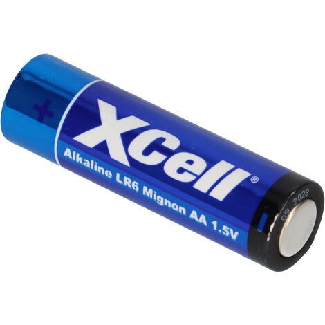 40x XCell 10x 4er Folie AA LR6 Mignon Super Alkaline Batterie