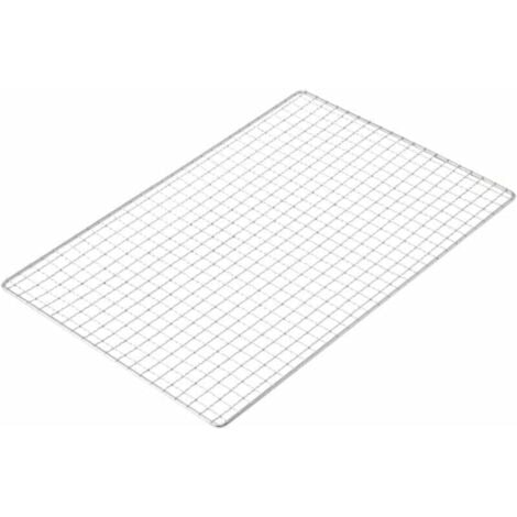 XVX 40x25 cm BBQ Grill Edelstahl Outdoor Grill Kochen Grill Zubehör