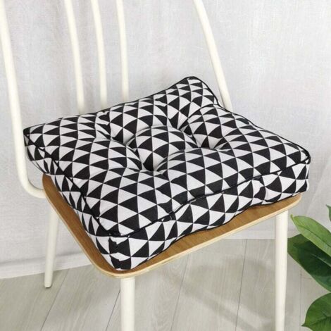 (40x40x10cm,Triangle)Coussins de Chaise Tatami Coussin D'assise Confortable Respirant Rembourrés Coussins de Siège pour Enfant Bureau Jardin Intérieur Extérieur Décoration
