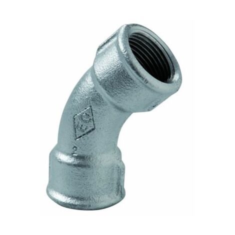 41 curva 45° FF ø1"1/2 ghisa zincata 04105007
