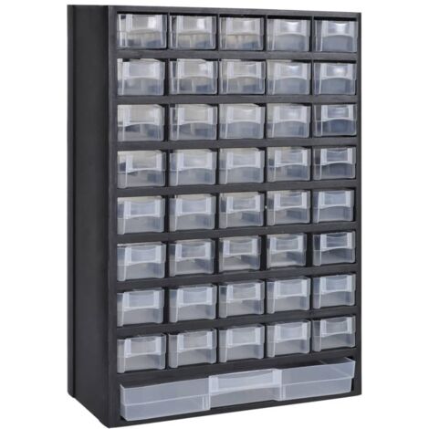 41 Drawer Plastic Storage Cabinet Tool Box