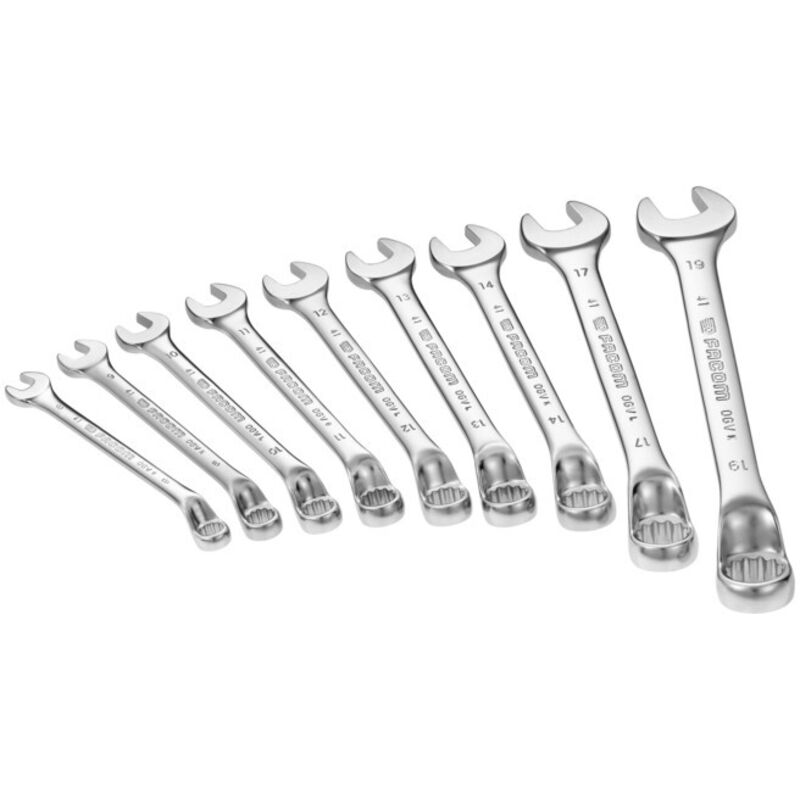 Clé mixte Facom 41' coudée 12 pcs.