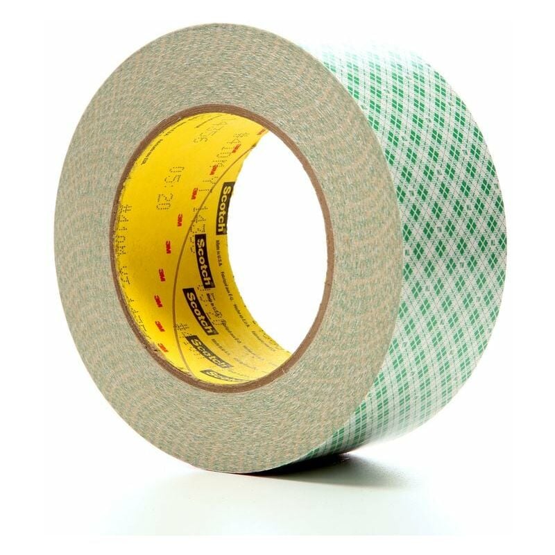 3M - Double Coated Paper Tape 410B, Natural, 51 mm x 33 m, 0.15 mm - Green White