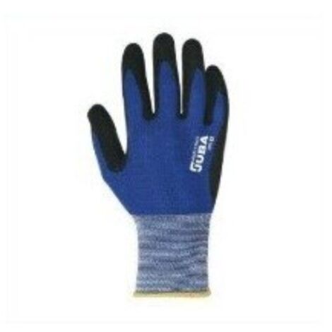 4114/7 GUANTE NYLON RECUBIERTO DE POLIURETANO SIN COSTURAS CON PUÃ‘O COLOR AZ - JUBA