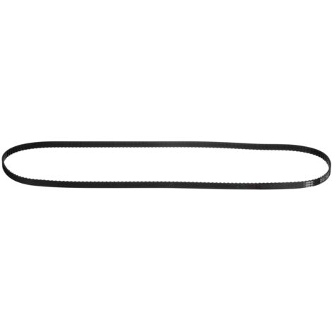 412XL 037 Timing belt, 206 teeth, black notched rubber, 10mm width, 5.08mm pitch, Timing belt for 3D printer