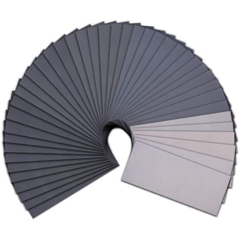 42 Blatt Nass- und Trockenschleifpapier, Körnung 1000, 1200, 1500, 2000, 2500, 3000, 5000, 7000, 10000, 9 x 3,6 Zoll – Ineasicer