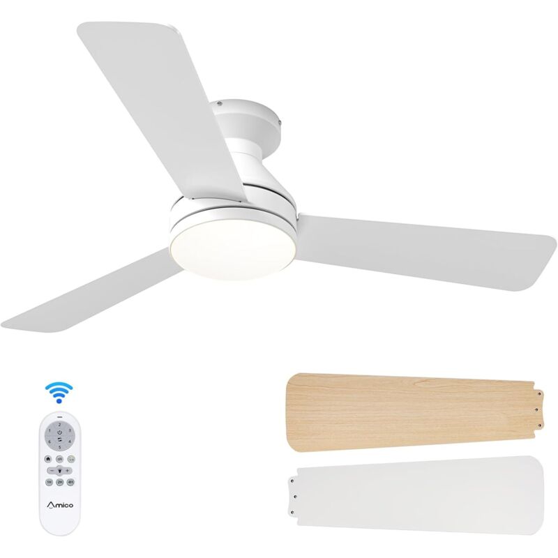 Image of 42" Ceiling Fan with Light, Recessed,&hellip;