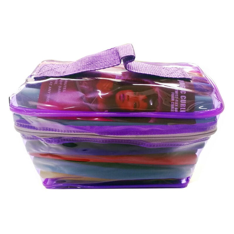 42 cylindres à friser en éponge, tige à friser en coton perlé