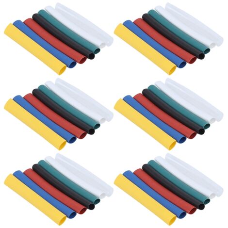 42 Manchons Thermorétractables pour Câbles Électriques, Protection Isolante Étanche 6mm et 3mm pour Fils et Connexions
