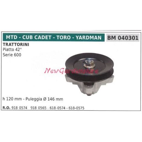 42 pouces MTD 040301 moyeu de lame pour tondeuse plate 42 pouces tracteur de pelouse