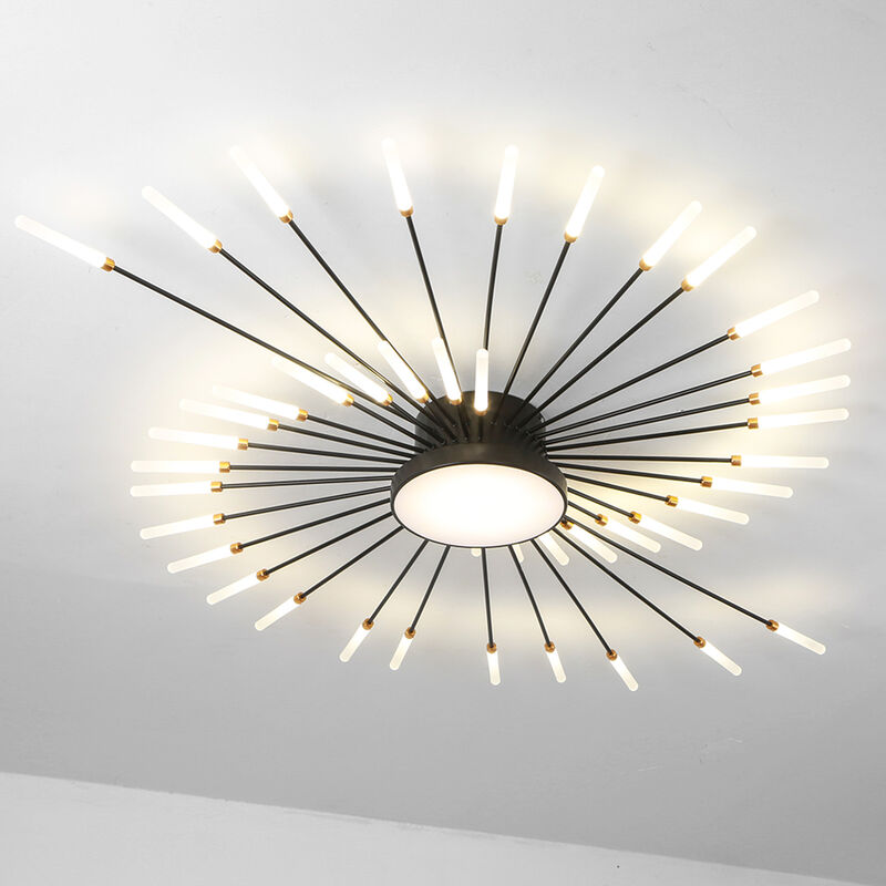 Eosnow - 42 Têtes Plafonnier LED,Moderne Lumière Neutre,Plafonnier Abat-jour en Acrylique,Pour Salon Chambre à coucher 110-240V