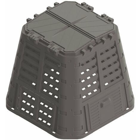 420 L Black Garden Composter - Brixo Ecobox
