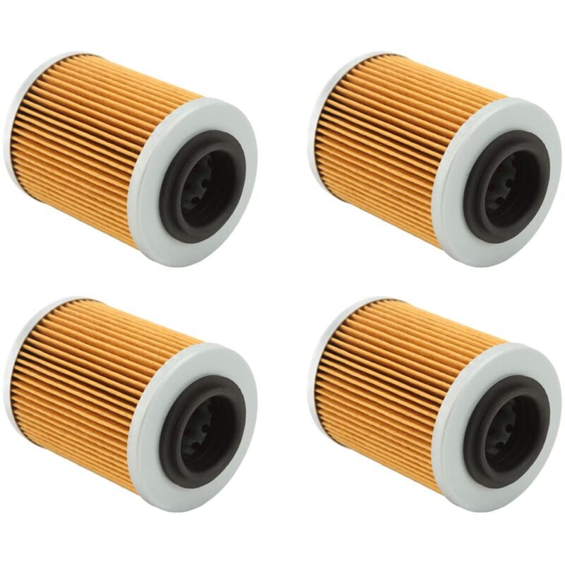 Zoternen - 420256188 Filtre à huile, 4 pièces KN152 HF152 filtre à huile de remplacement pour can am 330 400 450 500 2003 à 2017