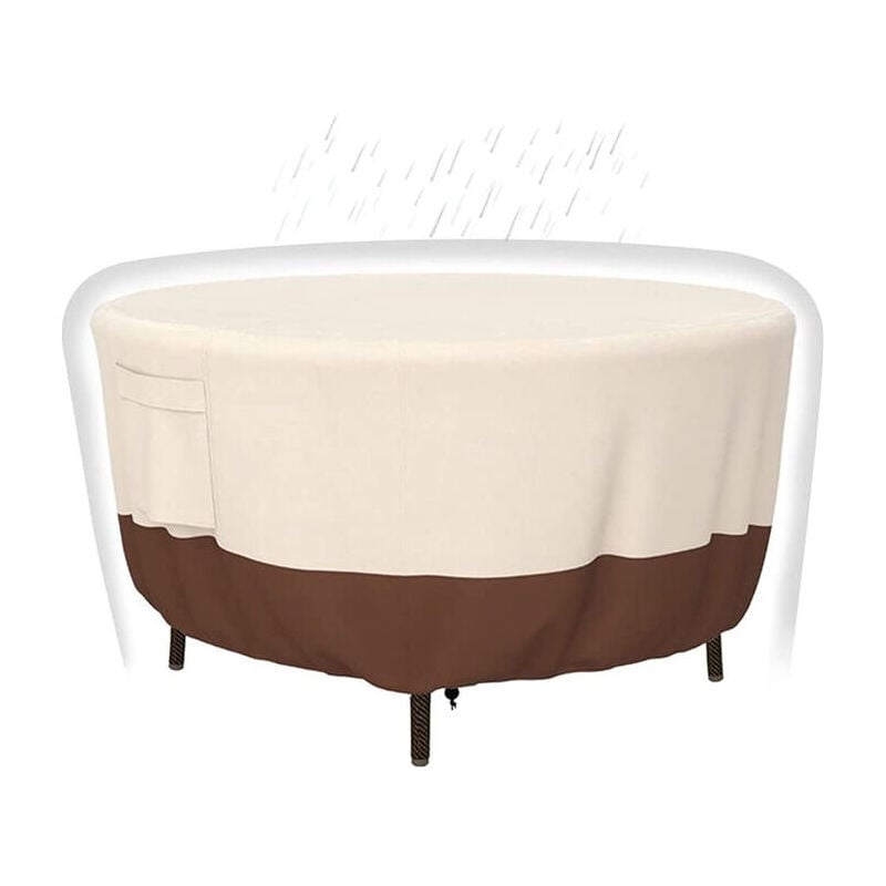 420D Housses de protection pour table et chaises d'extérieur 91 x 58 cm, 100 % imperméables, anti-décoloration, pour meubles d'extérieur, résistantes