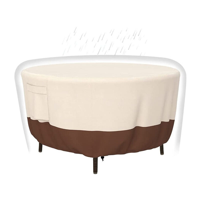 420D Housses de protection pour table et chaises d'extérieur 91 x 58 cm, 100 % imperméables, anti-décoloration, pour meubles d'extérieur, résistantes