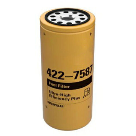 422-7587 Élément de filtre à carburant pour pelles hydrauliques Caterpillar, disponible en stock.