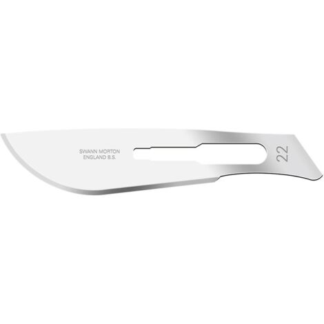 422 SM Lame de scalpel 58 mm Carbone carbone 100 pc(s) Y763452