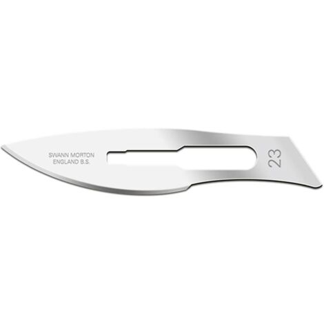 423 SM Lama per bisturi 51 mm Carbonio Carbone 100 pz.