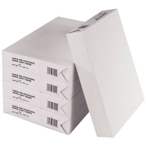 Étiquette autocollante A4, 8 par feuille, blanc, 105mm x 74mm - 1000 per  boîte