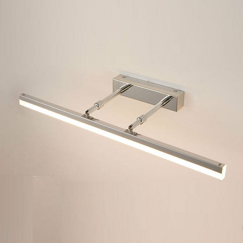 

42CM Lámpara de espejo de baño IP44 8W 1170LM Lámpara de pared interior moderna Lámpara de espejo Iluminación de baño blanco frío 6000K [Clase