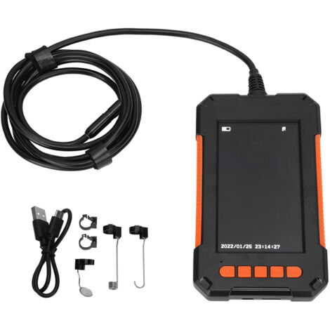 4.3 in Endoscope Borescope with Screen 1080P Waterproof Borescope for Home Wall Duct Drain Pipe Plumbing