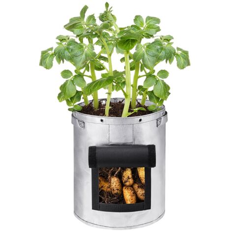 43 Liter (10 Gallonen) Oxford Silver Kartoffel-Pflanzsack