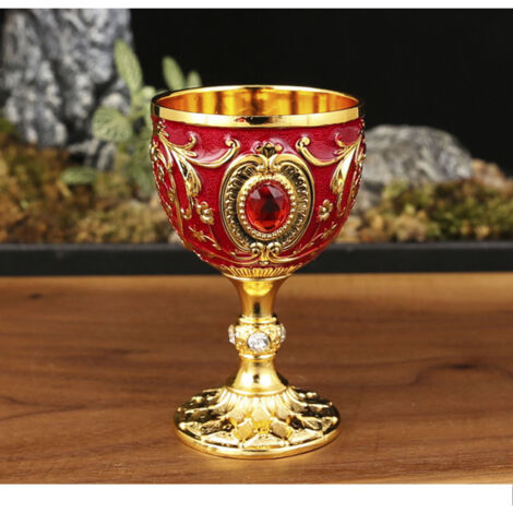(4,3 x 4,3 x 7 cm) Edelstahl-Weinglas 5