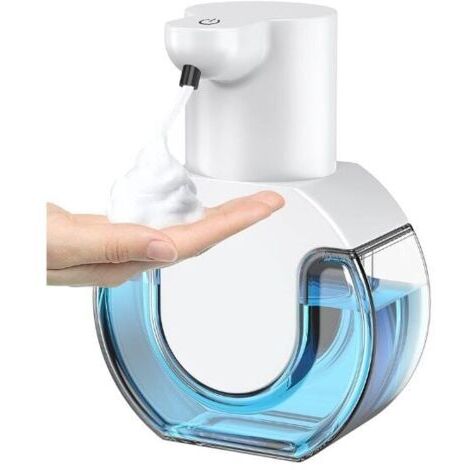 430 ml Automatischer Seifenspender, 4 einstellbare Stufen, USB-aufladbar, Wand-Seifenspender, elektrischer Schaumseifenspender für Badezimmer, Küche, Büro, Schule