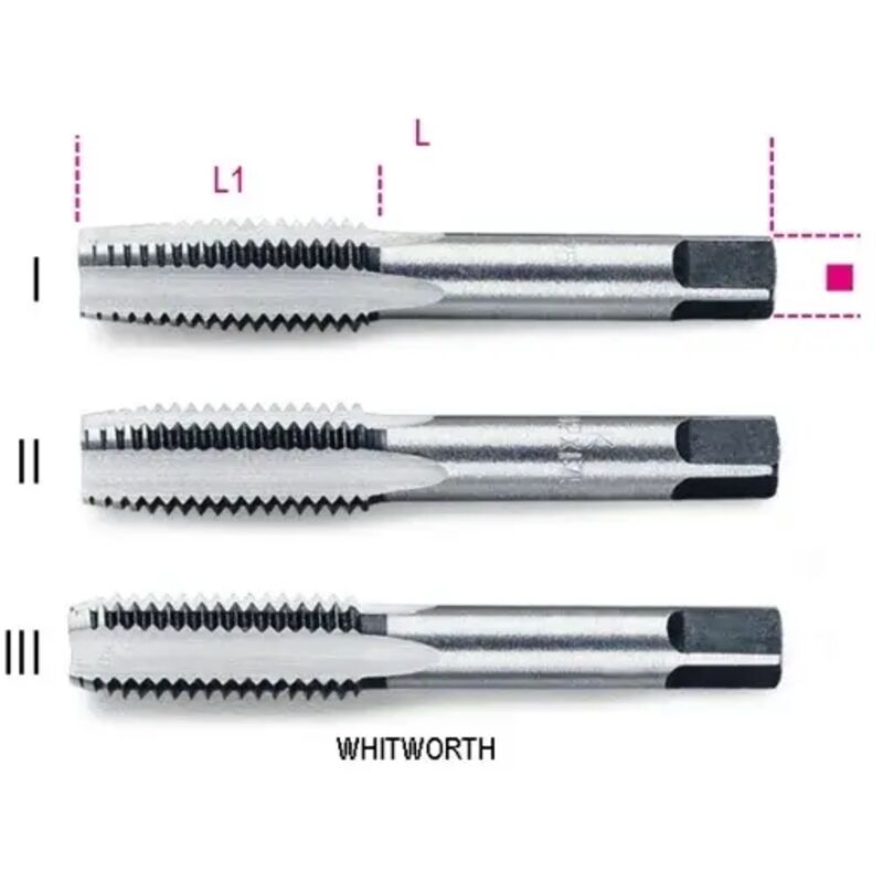 Beta - Robinetterie à main en acier chromé 3 passes whitworth pitch 430asw - 5/8x11