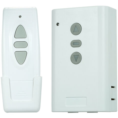 433-MHz-Funkfernbedienung mit 2-Kanal-AC220V-Smart-Schalter, drahtloses System für Projektion, Garage und elektrische Jalousien
