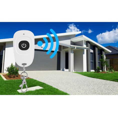 433-MHz-Funksender EV1527 Fernbedienung 1–4 Tasten Garagentorsteuerung Metall/Kunststoff 100 m