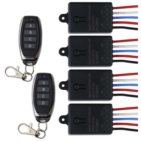 433Mhz DC 12V 1CH Universal Smart Home Wireless RF Remote Control Switch Relay Receiver Module and 433 MHz Transmitter