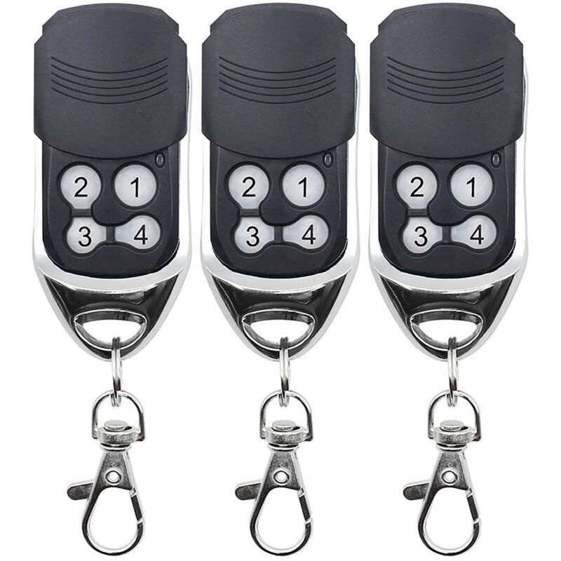 Largeight - 433MHz Telecommande Universelle Portail,Telecommande Camé Porte de Garage de Remplacement, Super Copie, Code Fixe, Code Roulant,