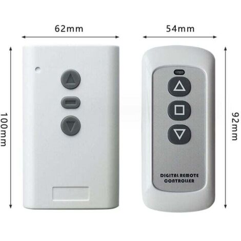 433MHz Wireless Remote Control Switch, 220V Universal Projector Curtain Wireless Remote Control Lift Switch Brand Electric Screen Fabric Controller