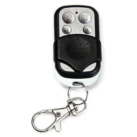 433MHz Wireless Remote Control Switch Cloning Key Fob Doorbells With Keychain for Home Garage Blue 27A 12V 4 Keys