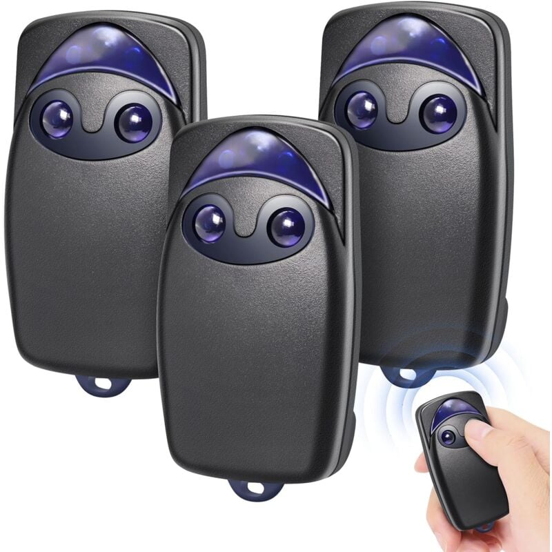 433MHzTelecommande Portail Compatible avec Flo2r-s,2 Canaux télécommande Porte de Garage pour FLOXIR FLOXR FLOX2R OXI OX2, pour Porte de Garage,Lot