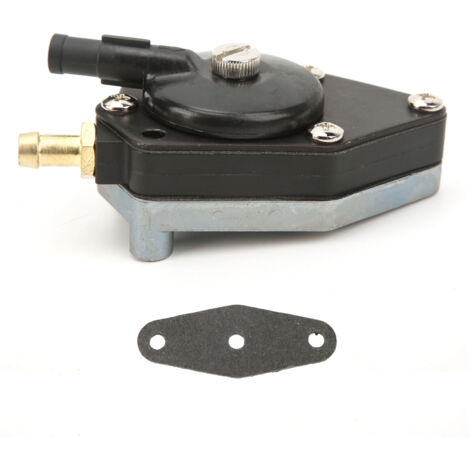 438556 Pompa carburante con guarnizione 433387 Nera ad alta resistenza, ricambio per Johnson Evinrude 1985-1989.