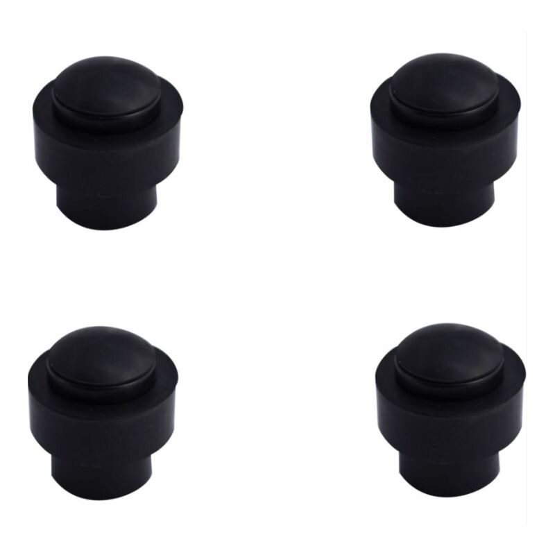 Csparkv - 43x46 mm lot de 4 butée de porte en acier inoxydable avec vis
